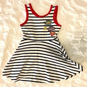Super Hero themed dress! Great condition size 2T!